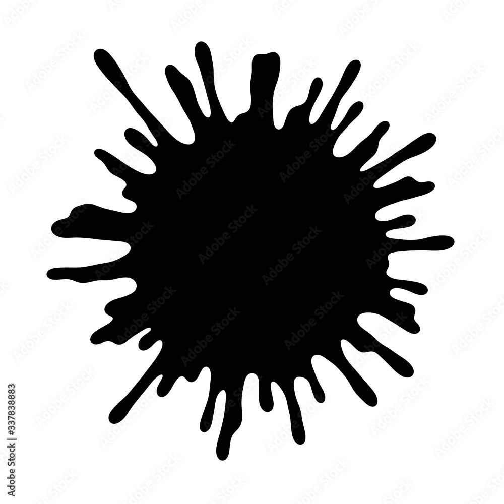 Template of a brush or a texture. Illustration. Template of a brush or a texture. Illustration.