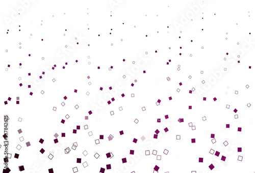 Light Purple vector pattern with crystals  rectangles.