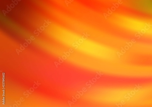 Light Yellow, Orange vector bokeh and colorful pattern. Colorful illustration in abstract style with gradient. A completely new design for your business.