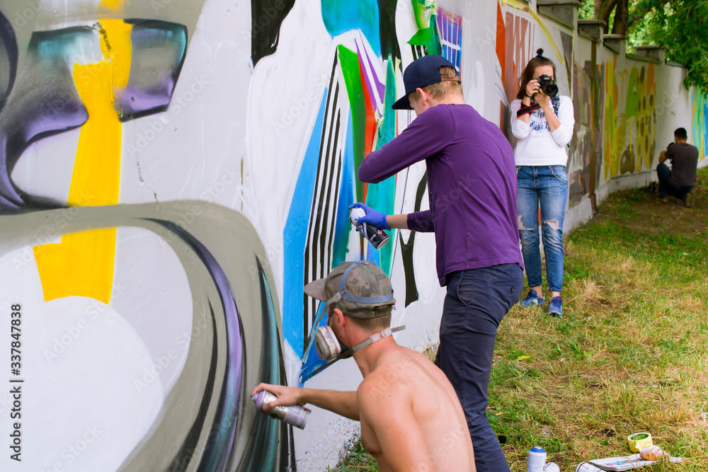 Obraz premium Graffiti on the wall