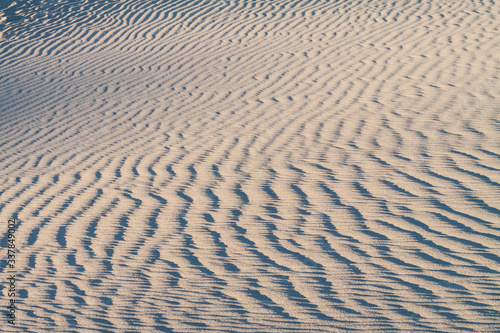 Windblown Patterns Formed in the Sand on the  Mesquite Flat Sand Dunes, Death Valley National Park, California, USA