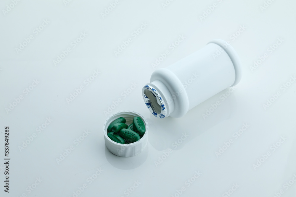isolated drug vitamin on white background isolated drug vitamin on white background