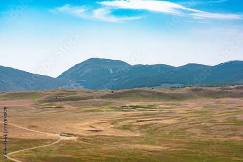 beautiful view of the Belvedere hill in Abruzzo, Italy