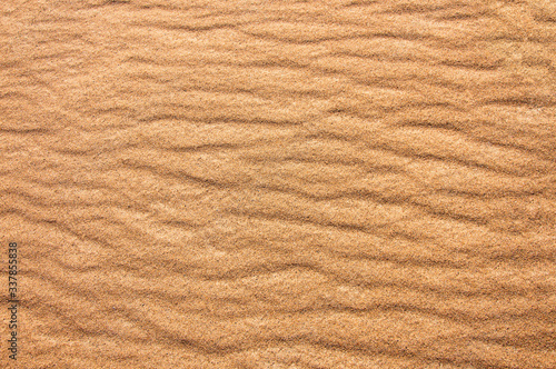 Texture of the sand dunes