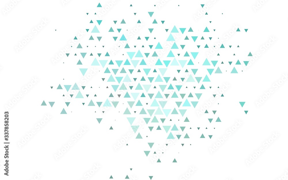 Light BLUE vector texture in triangular style. Glitter abstract illustration with triangular shapes. Best design for your ad, poster, banner. Light BLUE vector texture in triangular style. Glitter abstract illustration with triangular shapes. Best design for your ad, poster, banner.
