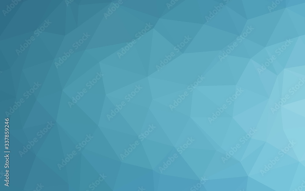 Light BLUE vector abstract polygonal cover. Triangular geometric sample with gradient. Completely new template for your business design. Light BLUE vector abstract polygonal cover. Triangular geometric sample with gradient. Completely new template for your business design.