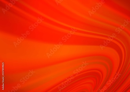 Light Orange vector blurred and colored template. Colorful illustration in blurry style with gradient. The best blurred design for your business.