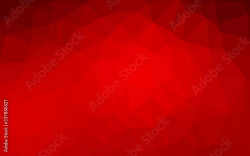 Light Red vector polygon abstract backdrop. A completely new color illustration in a vague style. Elegant pattern for a brand book.