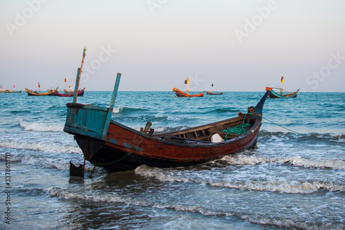 Boat inshore of Bay of Bengal