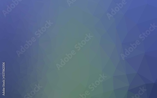 Light Blue  Green vector low poly texture. Brand new colorful illustration in with gradient. Brand new style for your business design.