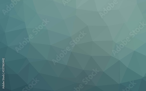 Light BLUE vector blurry triangle template. Geometric illustration in Origami style with gradient. Polygonal design for your web site.