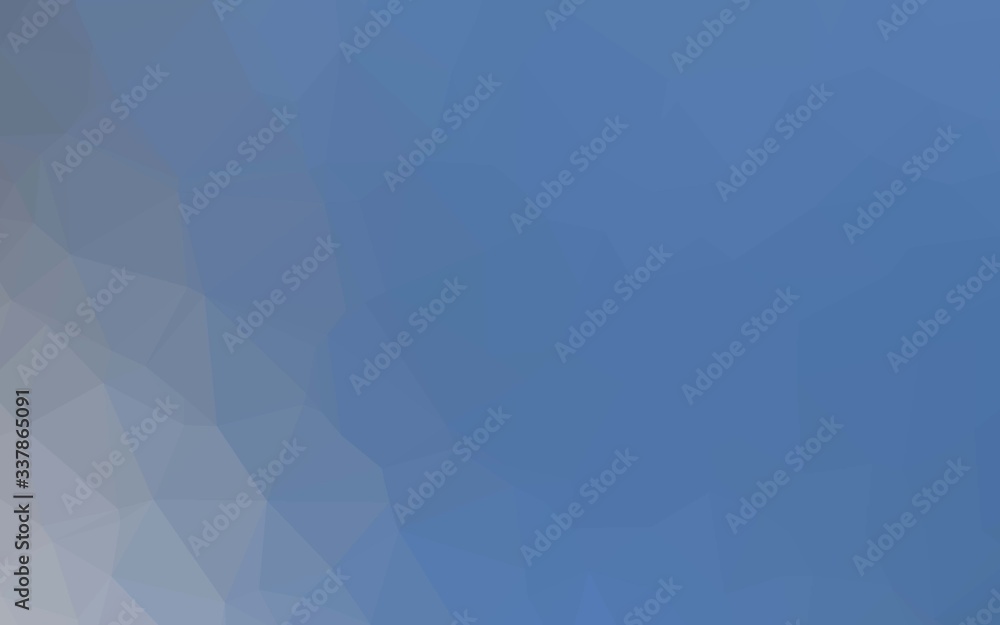 Fototapeta premium Light BLUE vector polygon abstract background. Brand new colorful illustration in with gradient. Elegant pattern for a brand book.