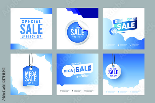 sale discount banner template promotion