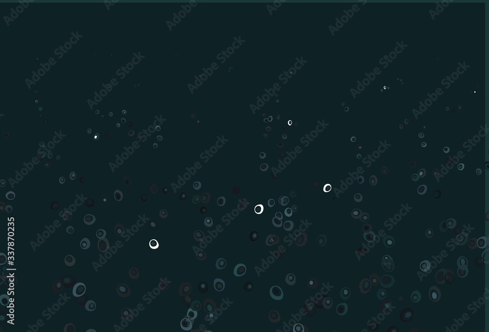 Light BLUE vector background with bubbles. Light BLUE vector background with bubbles.