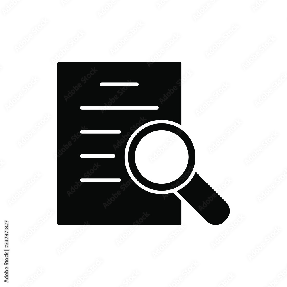 Magnifying icon template Magnifying icon template