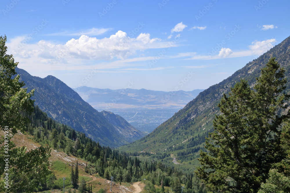 Salt Lake Valley and Little Cottonwood Canyon