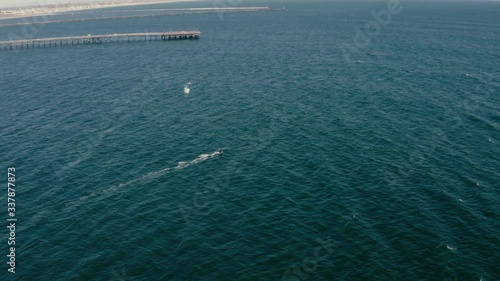 Wallpaper Mural Kite Boarders Kite Surfers Seal Beach California Summer day at the beachpier  Torontodigital.ca
