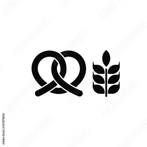Pretzel icon template