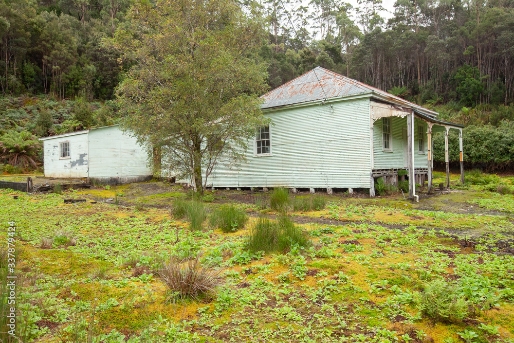 Remains of Lake Margaret Village Tasmania