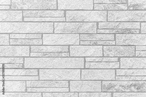 white modern stone wall pattern and background