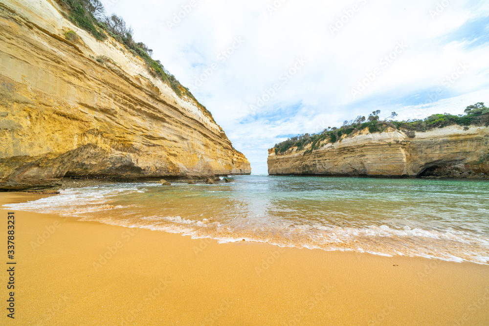 Protected bay in Loch Ard Gorge.