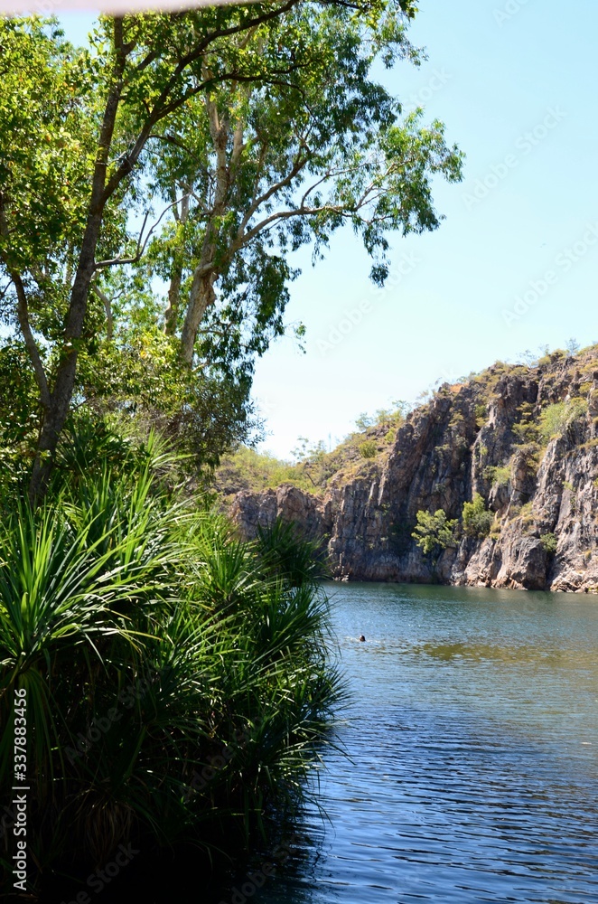 A view of the pool at Edith Falls in the Northern Territory