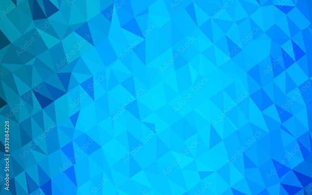 Light BLUE vector blurry triangle pattern. A completely new color illustration in a vague style. Triangular pattern for your business design. Light BLUE vector blurry triangle pattern. A completely new color illustration in a vague style. Triangular pattern for your business design.