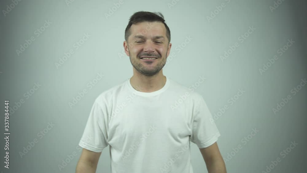 professional actor plays etude role of angry man in studio professional actor plays etude role of angry man in studio