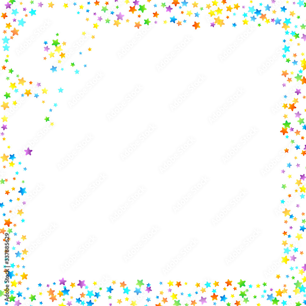 Rainbow Festive Confetti. Carnival Star Falling. Rainbow Festive Confetti. Carnival Star Falling.