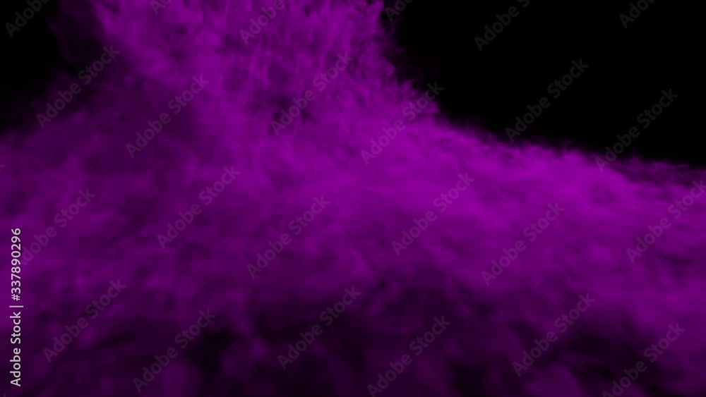 CG Colorful Smoke with black background CG Colorful Smoke with black background