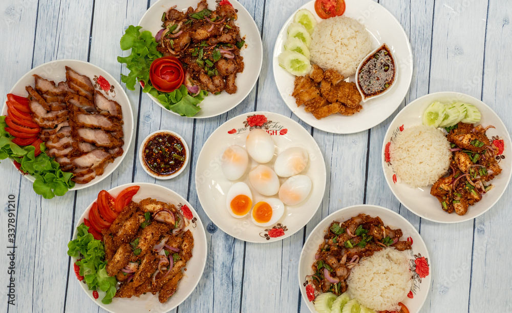 Thai Food Mixed Sets 10