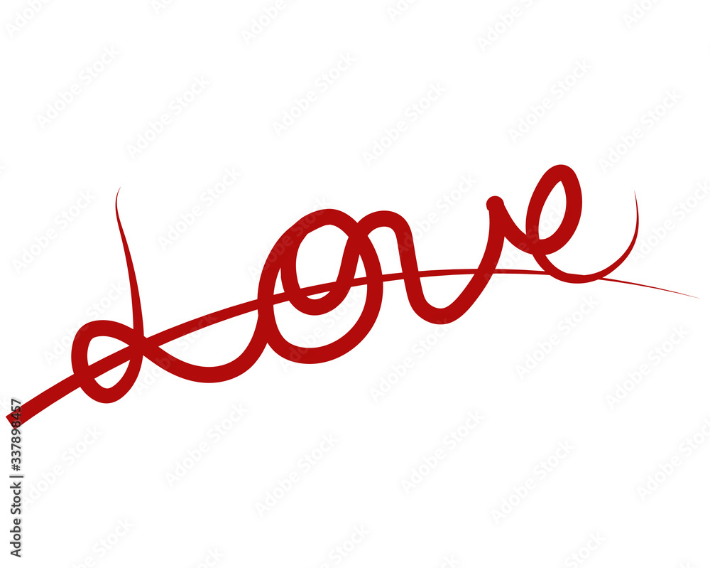 love typography hand written love typography hand written