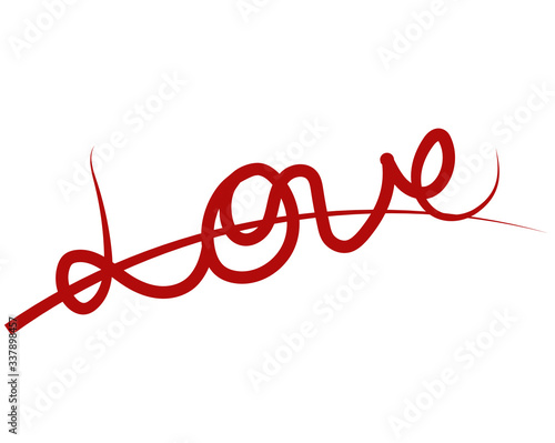 love typography hand written