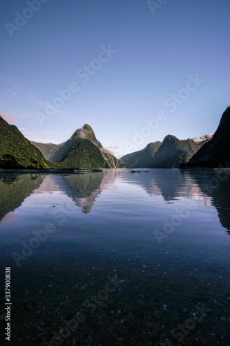 Evening at Milford Sound, New Zealand