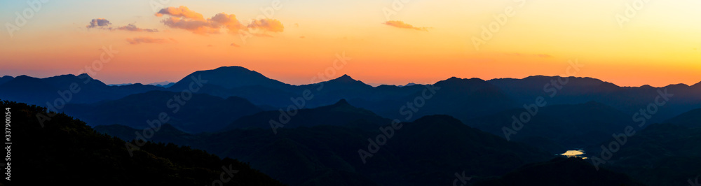 Continuous mountains. The mountain background of Chinese painting. Continuous mountains. The mountain background of Chinese painting.