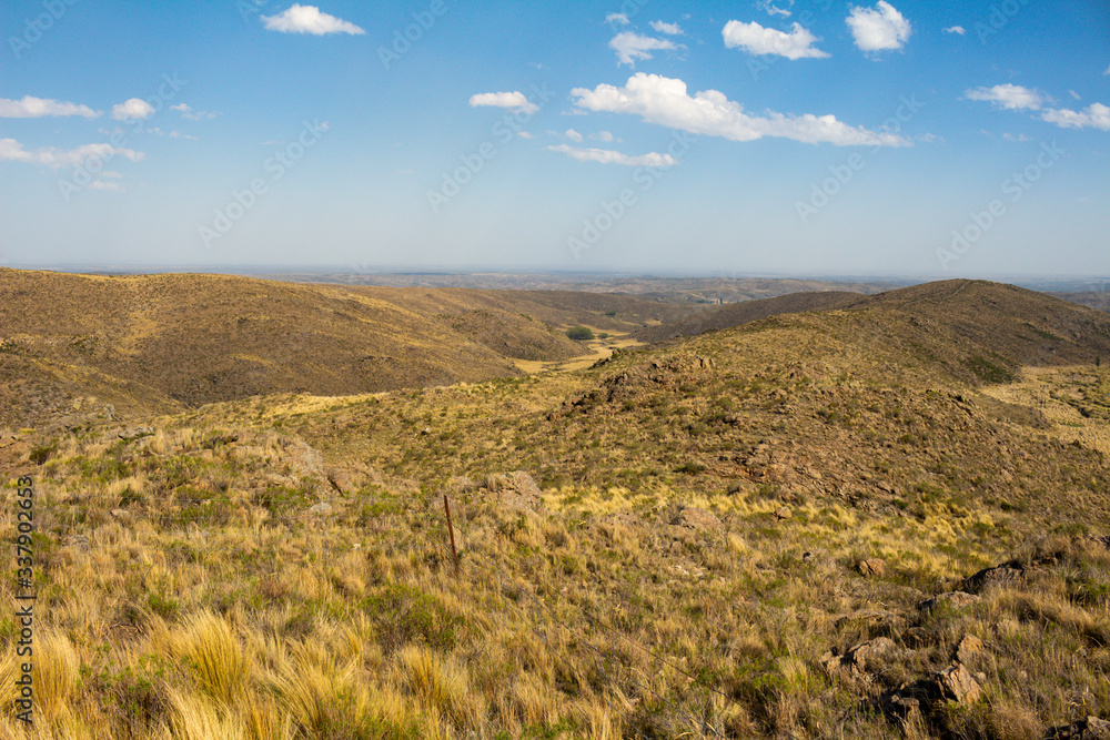 Mountainous landscape. Desert mountains of San Luis.