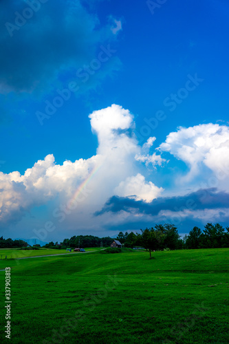 夏の空、虹