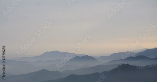 mountains in the fog © Chaoxin