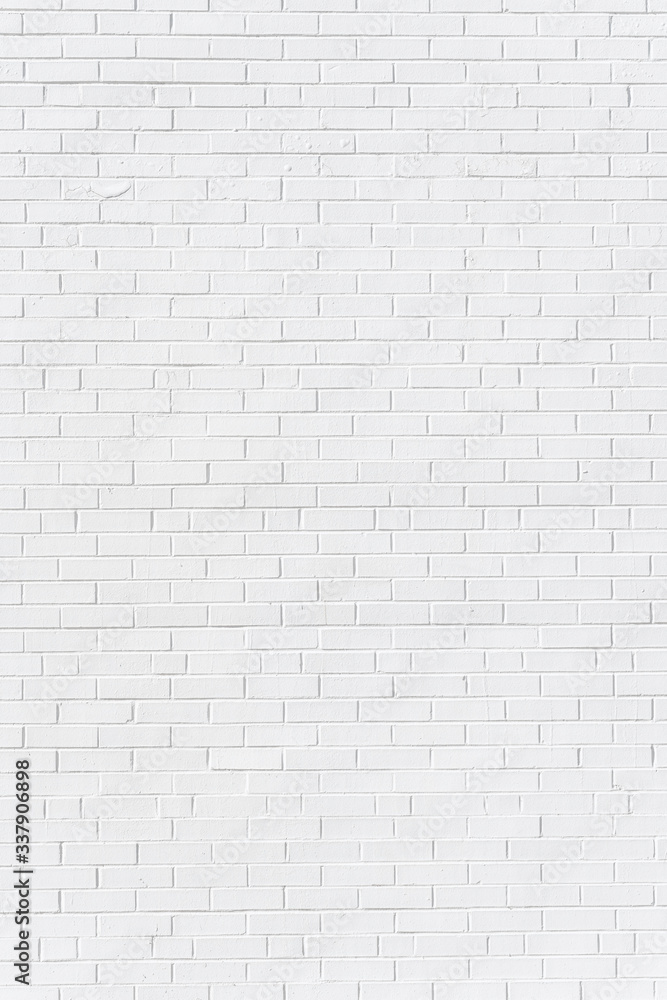 Brick painted white wall, can be used for texture or background Brick painted white wall, can be used for texture or background