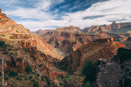Grand Canyon hiking trail in Arizona
