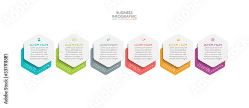 Business data visualization. timeline infographic icons designed for abstract background template milestone element modern diagram process technology digital marketing data presentation chart Vector 