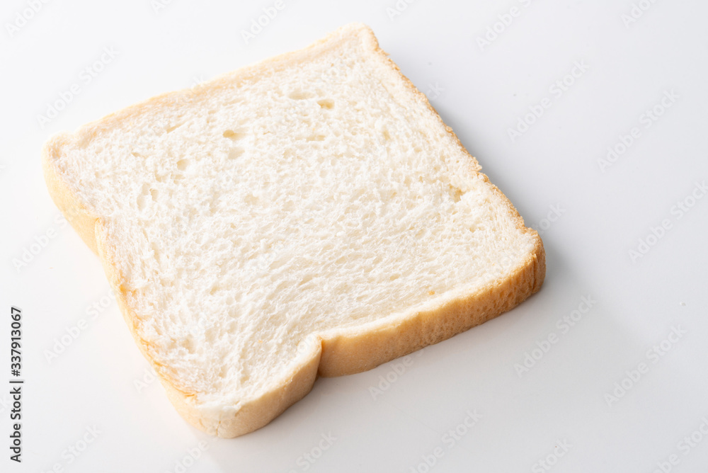 Bread on table background
