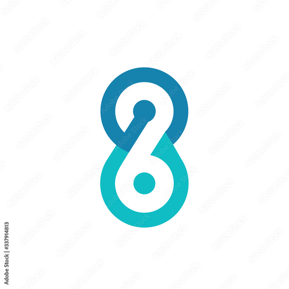 86 8 6 logo design number with a creative combine on . creative logo design blue icon. 86 8 6 logo design number with a creative combine on . creative logo design blue icon.