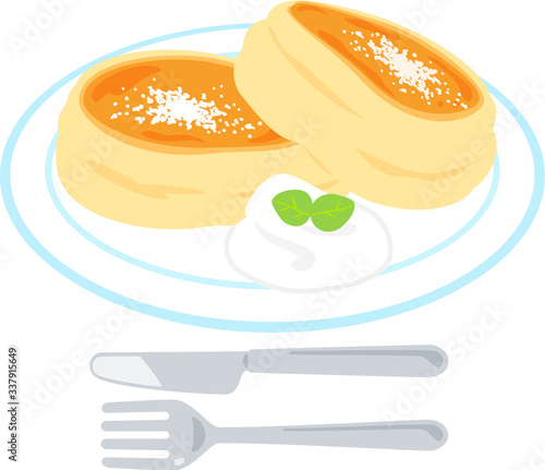 スフレパンケーキ