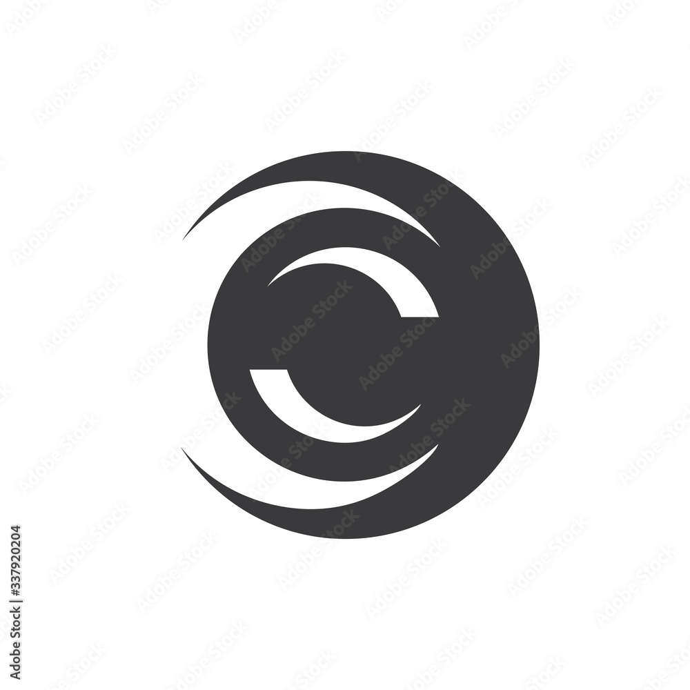 Initial letter C Letter Logo Template vector icon illustration Initial letter C Letter Logo Template vector icon illustration