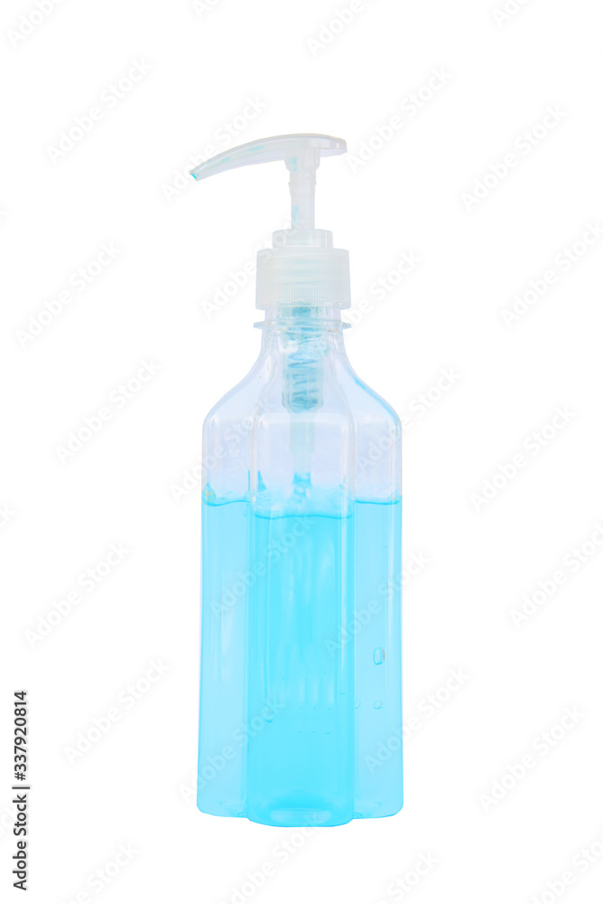 sanitizer gel for cleaning the hand on white background with work path sanitizer gel for cleaning the hand on white background with work path