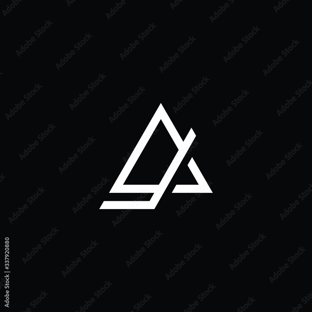 Minimal elegant monogram art logo. Outstanding professional trendy awesome artistic AJ JA initial based Alphabet icon logo. Premium Business logo White color on black background Minimal elegant monogram art logo. Outstanding professional trendy awesome artistic AJ JA initial based Alphabet icon logo. Premium Business logo White color on black background