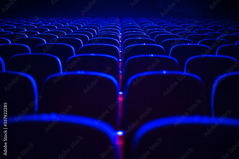 Obraz premium empty auditorium with seats