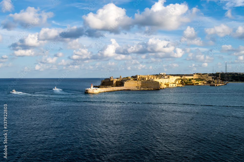 Fort Ricasoli guarding the entrance to the port of Valletta Fort Ricasoli guarding the entrance to the port of Valletta