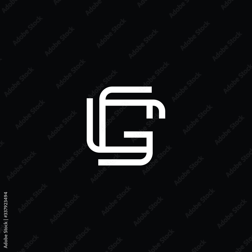 Minimal elegant monogram art logo. Outstanding professional trendy awesome artistic G SG GS initial based Alphabet icon logo. Premium Business logo White color on black background Minimal elegant monogram art logo. Outstanding professional trendy awesome artistic G SG GS initial based Alphabet icon logo. Premium Business logo White color on black background